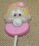 4214 Baby Girl Face Chocolate or Hard Candy Lollipop Mold